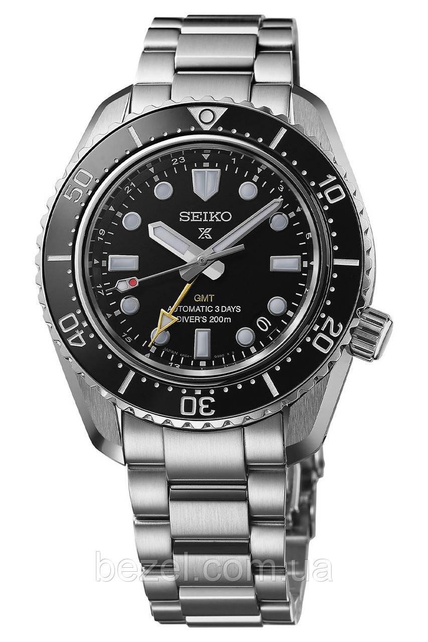 Чоловічий годинник Seiko SPB383J1 SBEJ011 Mechanical Prospex Diver GMT (BLACK)