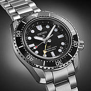 Чоловічий годинник Seiko SPB383J1 SBEJ011 Mechanical Prospex Diver GMT (BLACK), фото 3