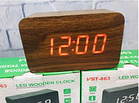 Часы настольные электронные VST-863 Brown