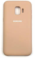 Чехол силиконовый "Original Silicone Case" для Samsung J2 Core / J260 pink-sand