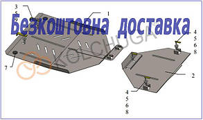 Захист роздавки, заднього моста Porsche Cayenne (2007-2018) (Захист роздавки Порш Каєн) Кольчуга