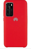 Чехол силиконовый "Original Silicone Case" для Huawei P40 красный