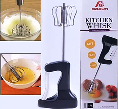 Ручний напівавтоматичний віночок Kitchen whisk / Кухонний ручний віночок для збивання