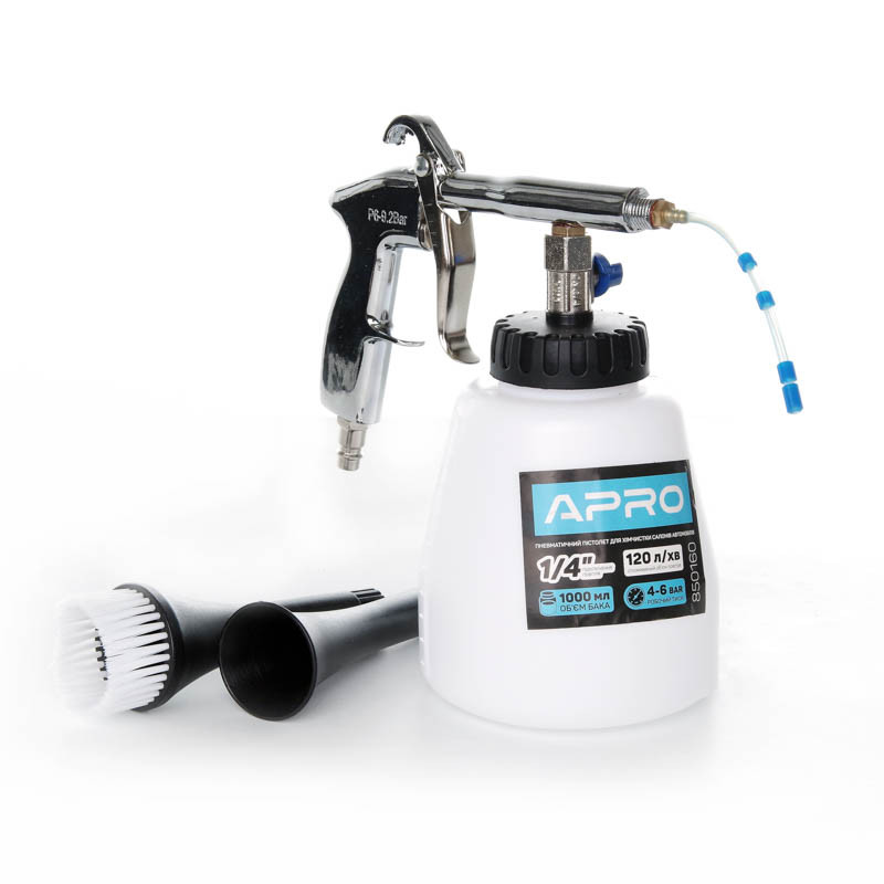 APRO Пневмопістолет для хімчистки салонів автомобілів 1000 мл (Торнадор), фото 1