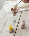 Скляна дитяча пляшечка BIBS Baby Glass Bottle повний комплект 225 мл Blush, фото 5
