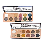 Палетка тіней для повік DoDo Girl Eyeshadow Unique Colors перламутрові 12 відтінків D3139 № B, фото 2