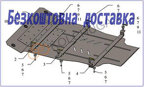 Захист двигуна Porsche Cayenne (2007-2018) (Захист двигуна Порш Каєн) Кольчуга