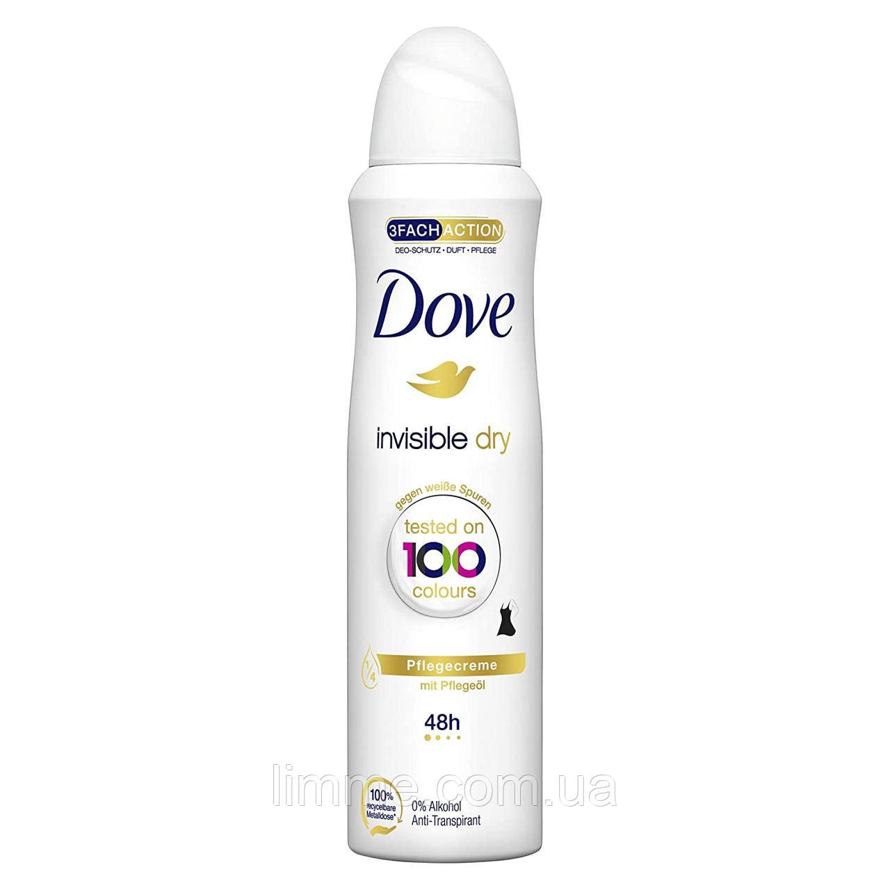 Дезодорант аерозольний жіночий Dove Invisible dry 200 мл