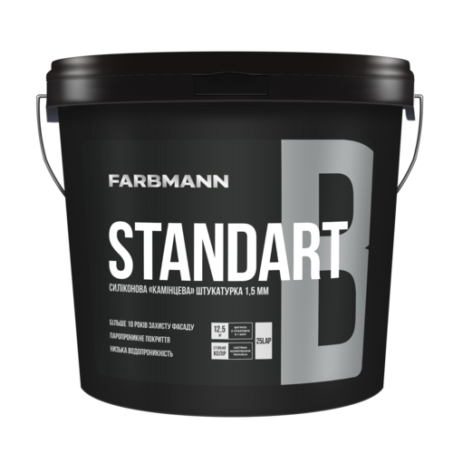 Декоративна фактурна штукатурка Farbmann Standart B "баранчик" База LAP 25кг
