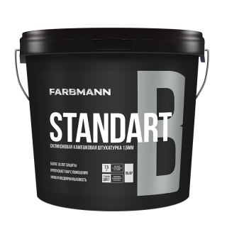 Декоративна фактурна штукатурка Farbmann Standart B "баранчик" База LC 25кг