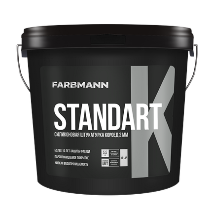 Декоративна, фактурна штукатурка Farbmann Standart K «короїд» 25кг, фото 1
