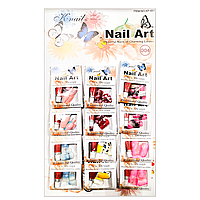 Ногти накладные цветные K·Nail Art Nail упаковка 12 шт № 4