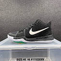 Eur36-46 Nike Kyrie 3 Black Ice Ірвінг чорні баскетбольні чоловічі кросівки, фото 8