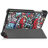 Чохол Ultra Slim Lenovo Tab M8 4th Gen TB-300FU TB-300XU принт Graffiti, фото 5