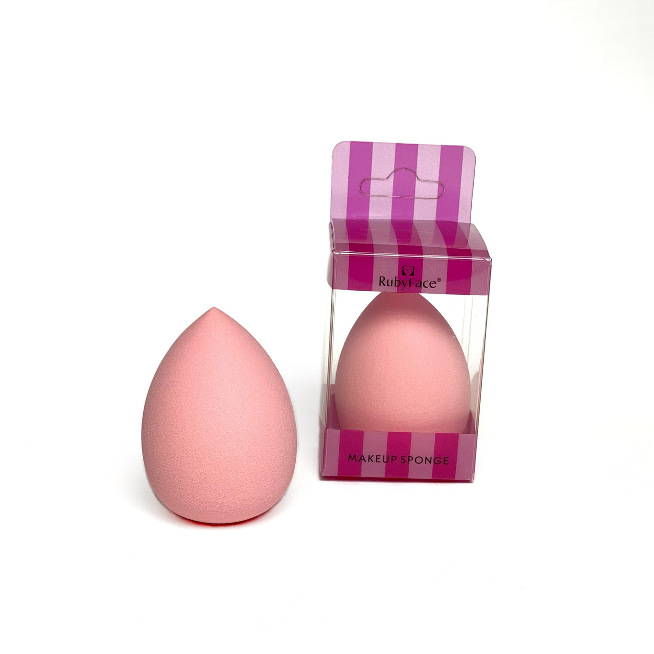 Спонж-крапля для макіяжу Ruby Face, рожевий, фото 1