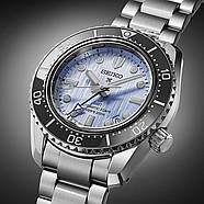 Чоловічий годинник Seiko SPB385J1 SBEJ013 Mechanical Prospex Diver GMT (Save the Ocean Ice Blue), фото 3