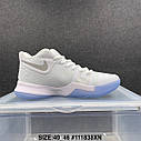 Eur36-46 Nike Kyrie 3 Chrome Ірвінг білі баскетбольні чоловічі кросівки, фото 7