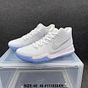 Eur36-46 Nike Kyrie 3 Chrome Ірвінг білі баскетбольні чоловічі кросівки, фото 4