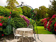 Арка садовая-пергола опора для винограда вьющихся растений цветов металлическая GardenLine DEN9067