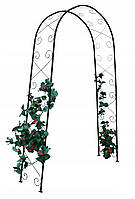 Арка садовая-пергола опора для винограда вьющихся растений цветов металлическая GardenLine DEN9050