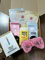 Подарочный Набор City-A Box Бокс для Женщины Сладкий Sweet Бьюти Beauty Box из 8ед