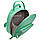 Оригінальний рюкзак штучна шкіра зелений Арт.CD-8296 green Alex Mia (54), фото 2