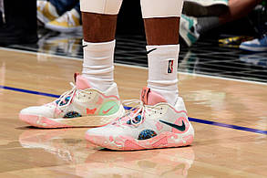 Eur36-46 Nike PG 6  White Pink чоловічі жіночі баскетбольні кросівки