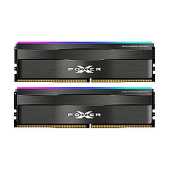 Модуль пам'яті для комп'ютера DDR4 16 GB (2x8GB) 3200 MHz XPOWER Zenith RGB Silicon Power (SP016GXLZU320BDD)