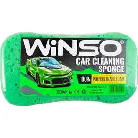 Губка автомобільна WINSO с большими порами 220x120x60 мм (151100)