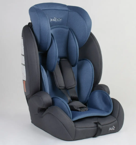 Дитяче автокрісло система ISOFIX JOY 25525 універсальне, група 1/2/3, вага дитини від 9-36 кг, синє