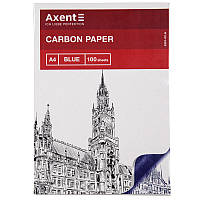 Папір копіювальний А4 синій Axent 3301 (100 аркушів)