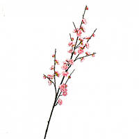 Ветвь цветущей сливы, розовая, 115 см