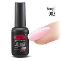 Гель-лак PNB №003 angel (ангел) 8 мл. жемчужно-розовый