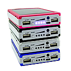 Повербанк 20000 мАг на Сонячній панелі + Ліхтар / Портативний зарядний пристрій / Power Bank, фото 5