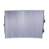 Шторка сонцезахисна на лобове скло в авто Автошторка світловідбивна висувна на присосках 70*155 см, фото 5