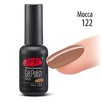 Гель-лак PNB №122 Mocca (кофейный) 8 мл.