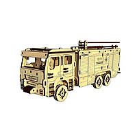 Деревянный конструктор "Пожарная машина" Pazly UPZ-008 206 деталей от 33Cows
