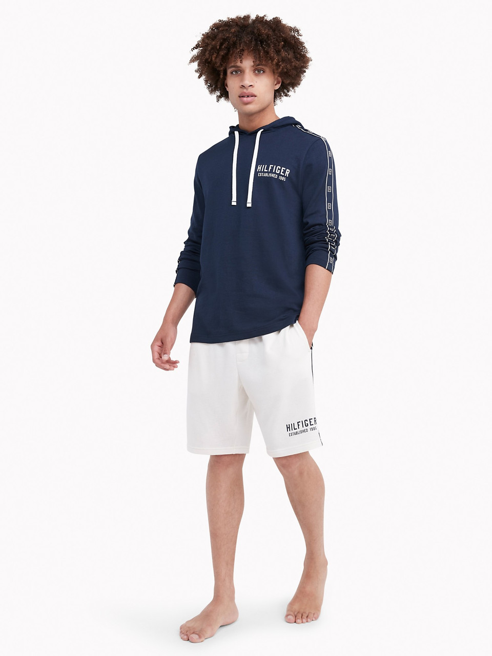 Лонгслів чоловічий Tommy Hilfiger кофта з капюшоном 1159775719 (Синій, XXL), фото 1