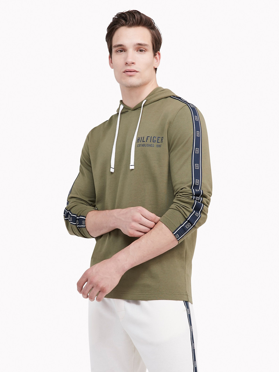 Лонгслів чоловічий Tommy Hilfiger кофта з капюшоном оригінал, фото 1