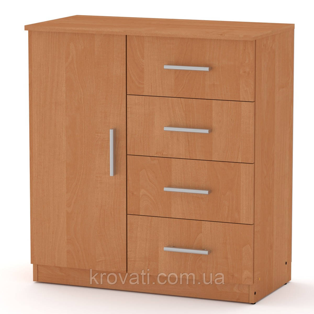 Комод  Компаніт 4+1А, Вільха