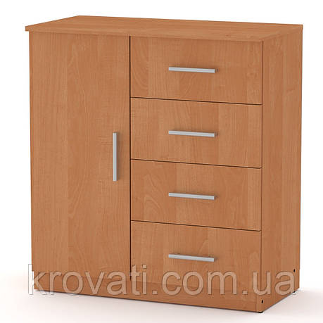 Комод Компаніт 4+1А, Вільха, фото 1