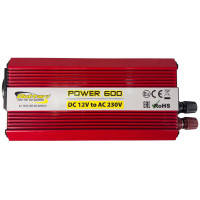 Автомобільний інвертор Bottari DC 12V - AC 230V 600W \" POWER-600\"  (30200-IS)