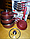 Набір посуду з мармуровим покриттям, 8 предметів Червоний A-Plus 1507, фото 5