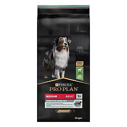 Purina Pro Plan Medium Sensitive Digesion Adult - Сухий корм для собак середніх порід з ягням 14кг