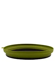 Тарілка TRAMP силіконова з пластиковим дном 124_1070 мл (Зелений)