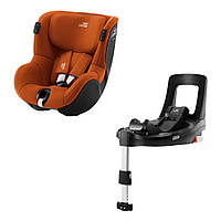 Автокрісло Britax Römer DUALFIX iSENSE (Golden Cognac) з платформою FLEX BASE iSENSE