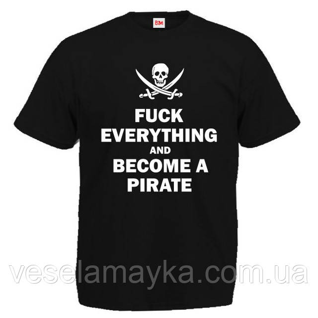 Футболка "Become a pirate"