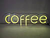 Вивіска Coffee RGB неонова світлодіодна led neon різнобарвна 485х140мм з пультом, фото 5