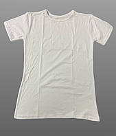 Жіноча біла футболка норма з бавовни розмір M ( 44) Kota. чорний