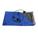 Електрокилимок плівковий ЕК4-220 25х50 см, синій, фото 2